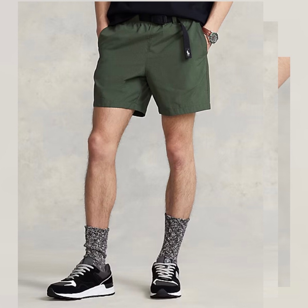 Polo Ralph Lauren 6-Inch Water-Resistant Hiking Shorts with Belt Athletic